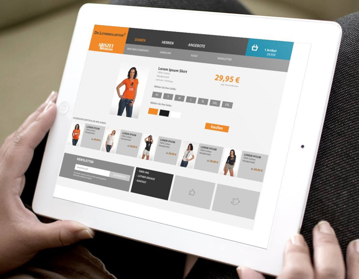 Projekt Responsive Online-Shop Case Study