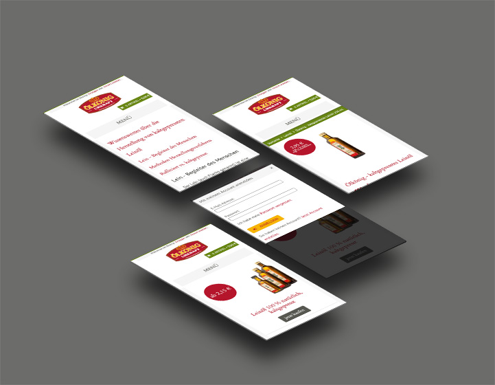 Projekt Ölkönig Responsive Online Shop